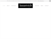 Tablet Screenshot of annartstyle.com